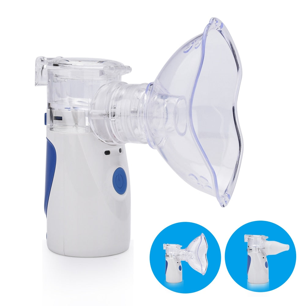 Portable Mesh Nebulizer Silent Ultrasonic Medical Steaming – Tabom Shop