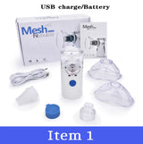 Portable Mesh Nebulizer Silent Ultrasonic Medical Steaming - Tabom Shop