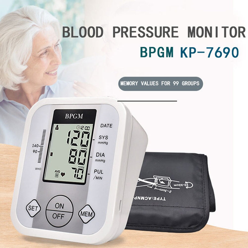 Blood Pressure Monitor Upper Arm Digital Tensiometer - Tabom Shop