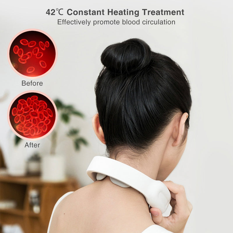 Neck Massager Smart Cervical Massage Hot Compress - Tabom Shop