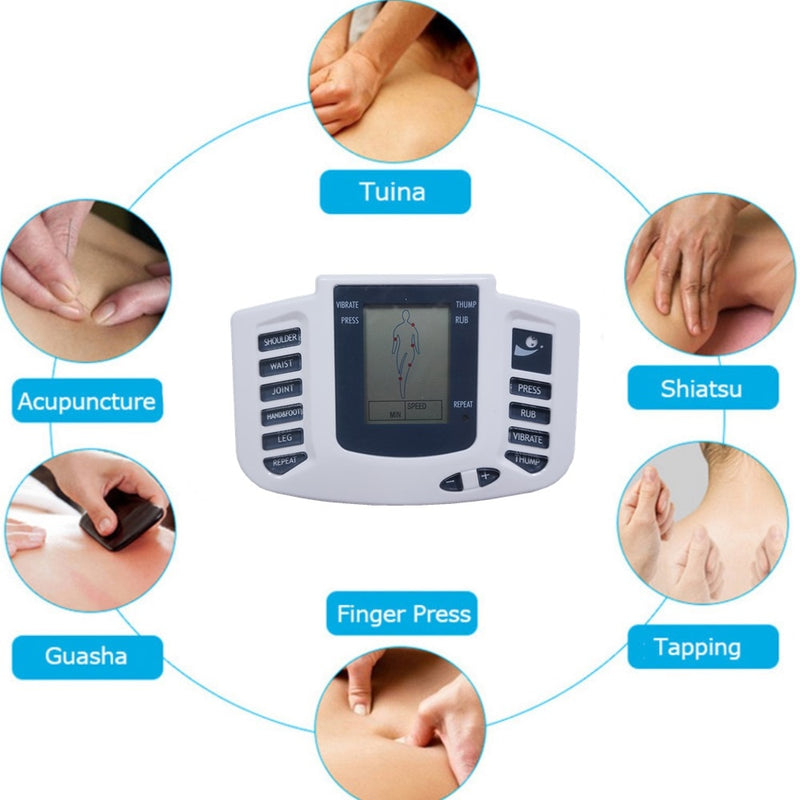 EMS Body Electrical Muscle Stimulator Tens Acupuncture Slimming Massager - Tabom Shop