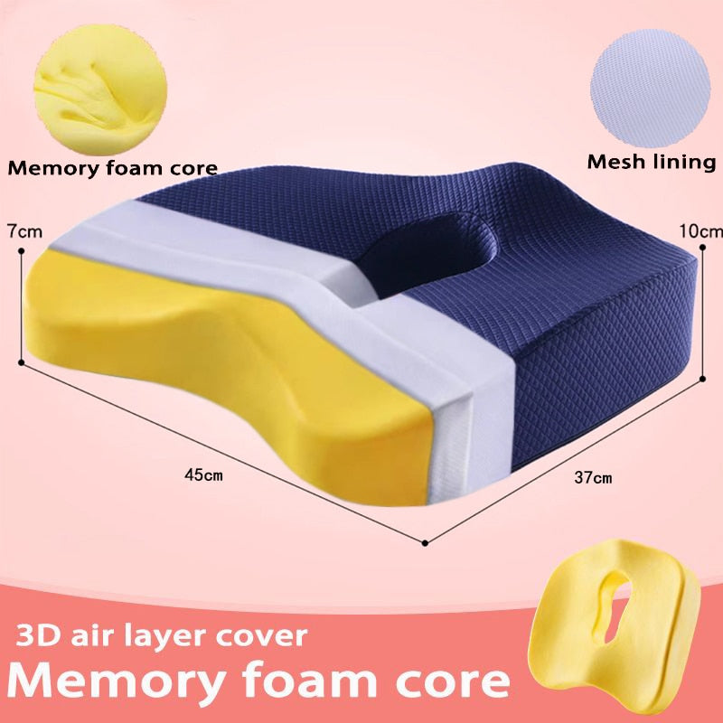 Hip and Back Massage Seat Cushion - Tabom Shop