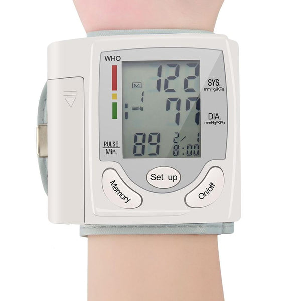 Automatic Wrist Blood Pressure Monitor Tonometer Meter - Tabom Shop