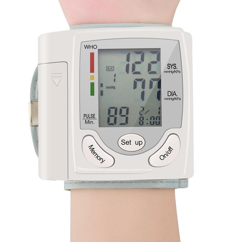 Automatic Wrist Blood Pressure Monitor Tonometer Meter - Tabom Shop