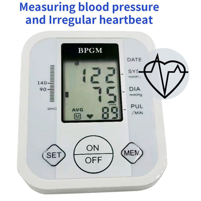 Blood Pressure Monitor Upper Arm Digital Tensiometer - Tabom Shop