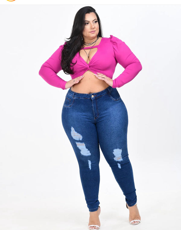 Lipo Suction Ripped Plus Size Jeans - Tabom Shop - Lipo Suction Ripped Plus Size Jeans |  Lipo Suction Jeans | Tabom